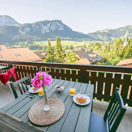 Duplex Panoramique Au Coeur De D Oex Chateau-d'Oex