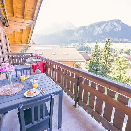 Duplex Panoramique Au Coeur De D Oex *