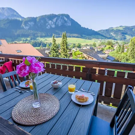 Duplex Panoramique Au Coeur De D Oex