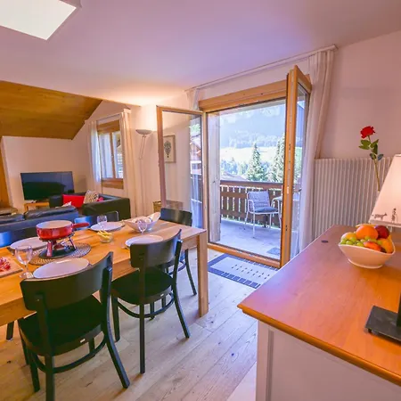 Appartement Duplex Panoramique Au Coeur De D Oex *